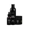 Golden Grooming Co. Everyday Beard Bundle ? Complete Beard Care Set | Includes Beard Oil, Balm & Shampoo (XL, Fresh Scent)