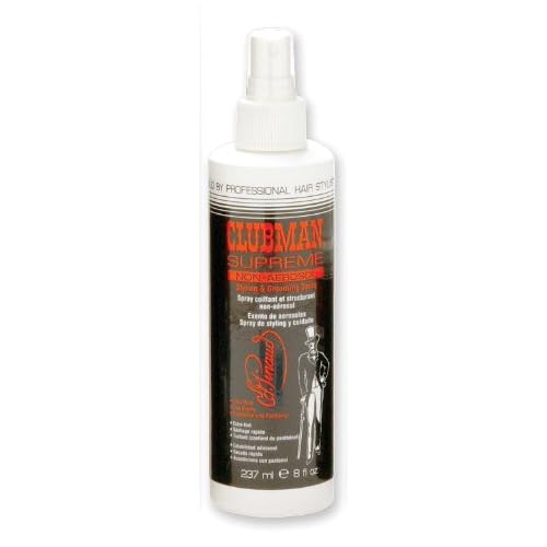Clubman Pinaud Supreme Non-Aerosol Styling & Grooming Spray, Extra Hold, 8 Fl Oz, (Pack of 3)