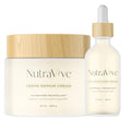 Skin Revival Bundle: Crepe Repair Cream (8.1 Oz) & Anti-Aging Night Serum (1.7 Fl Oz) ? Diminish Crepey Skin, Fine Lines & Wrinkles with Powerful Collagen Boosting Formula