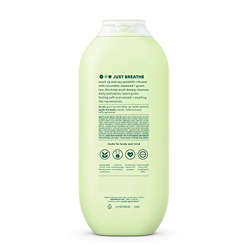 Method Body Wash, Daily Zen, Paraben and Phthalate Free, 18 oz (Pack of 2), Detoxifying
