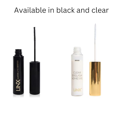 Linx DIY Lash Glue with Micro Mascara Wand 2-5 Day Lash Hold (Clear)