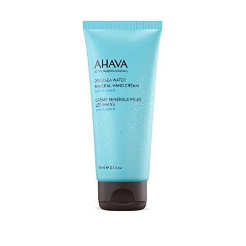 AHAVA Dead Sea Water Mineral Hand Cream - Hand Moisturizer For Dry Cracked Hands, Light & Fast Absorbing, Enriched with Exclusive blend Osmoter, Smoothing Witch Hazel & Soothing Allantoin