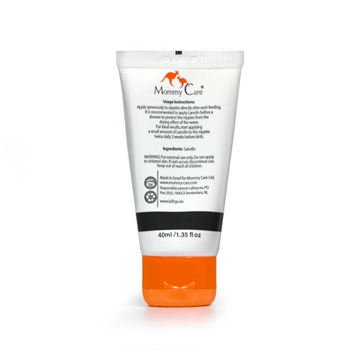 Lanolin Mommy Care Nursing Ointment - Hypoallergenic, Sensitive Skin, with Organic Ingredients, Natural Ingredients, 40 ml