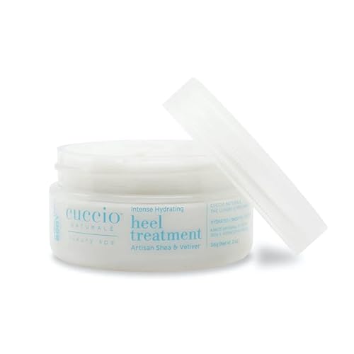 Cuccio Pedicure Hydrating Heel Treatment ? Intensive Moisturizer with Argan Oil and Urea for Dry, Cracked Heels, Non-Greasy, Fast-Absorbing, Salon-Quality Care, 2 oz