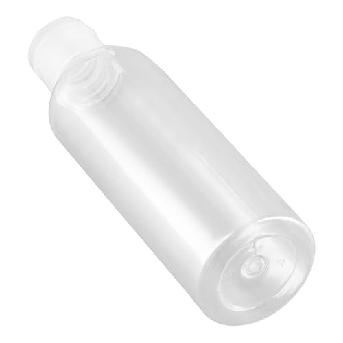 120PCS 2 Oz Clear Plastic Empty Bottles, Plastic Squeeze Bottle with Flip Cap, Refillable Portable Travel Size Bottles Bulk for Shampoo, Lotions, Liquid Body Soap