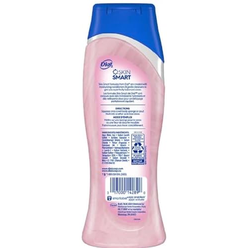 Dial Moisturizing Body Wash - Silk & Magnolia - Net Wt. 16 FL OZ (473 mL) Per Bottle - Pack of 2 Bottles