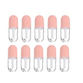 Mini Lip Gloss Empty Bottle 5Ml 10Pcs Refillable Lipstick Tubes for Diy Lip Color and Gloss Portable and Stylish Compact Design