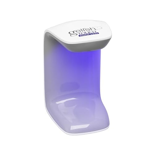 Gelish MINI Touch LED Light ? Portable & Rechargeable LED Curing Light for Soft Gel¢â Tips & Quick Gel Nail Repairs, Touch Activated, 30-Second Cure, USB Cable Included.