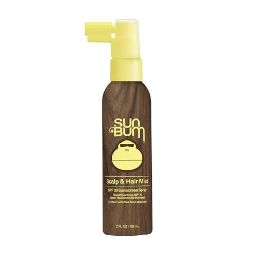 Sun Bum Original SPF 30 Scalp & Hair Mist + Mineral SPF 30 Lip Balm - Vegan Sunscreens