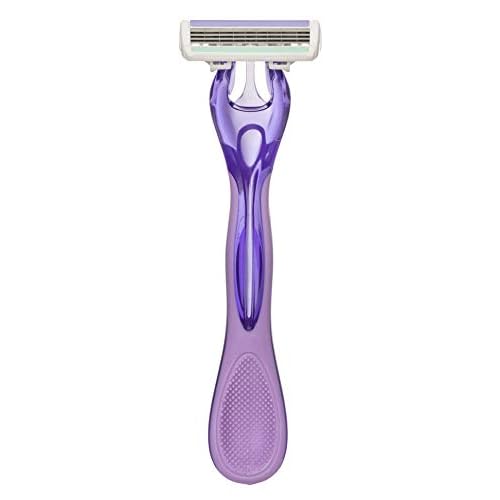 Skintimate Exotic Violet Blooms 4-Blade Disposable Razors - 4 ct