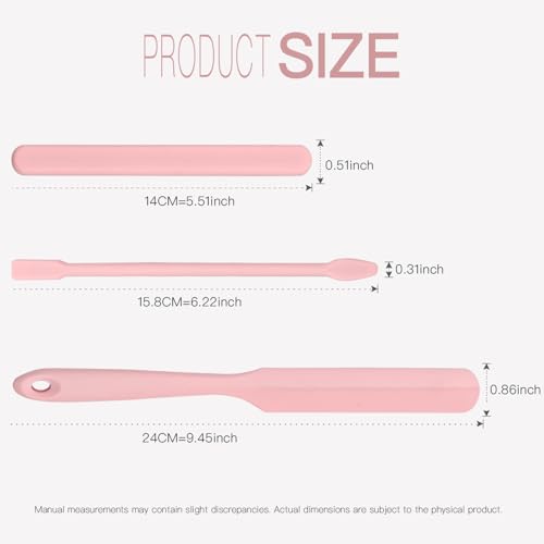 6Pcs Silicone Wax Applicator Set Non Stick Wax Spatulas Eyebrow Wax Stick Waxing Applicator Stir Sticks Hard Wax Scraper For Paint Crafts Salon Home
