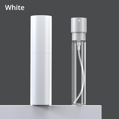 Small Spray Bottle 1oz, Travel Spray Bottles TSA Approved, 30ml Portable Mini Spray Bottle, Fine Mist Spray Bottles for Face£¬Toiletries Suitable for Women Men to Carry While Traveling (Black+White)