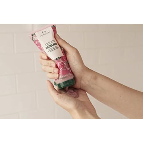 The Body Shop British Rose Shower Scrub - Soft & Smooth Exfoliation For Normal Skin - Vegan - 6.75 Fl Oz
