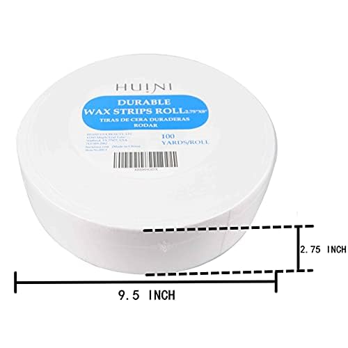 Huini 100 Yards Hair Removal Depilatory Nonwoven Epilator Wax Strip Paper Waxing Roll