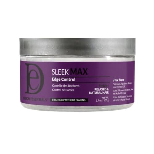 Design Essentials Sleek Max Edge Control, for Smooth All Day Hold and Style, 3.7oz.