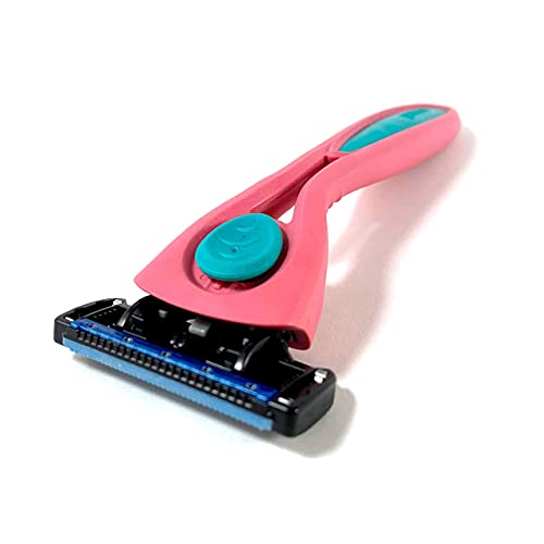 Preserve Coral Pink POPi Shave 5 Razor System, 5 Blade Cartridge, Modern Style, Plastic Material, Unisex, 6 Count Bundle