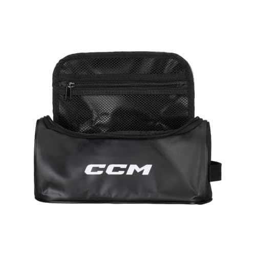 CCM Hockey Shower Toiletry Bag, Black, 10.75¢© L X 4.5¢© H X 5¢© W (BSHOWR)
