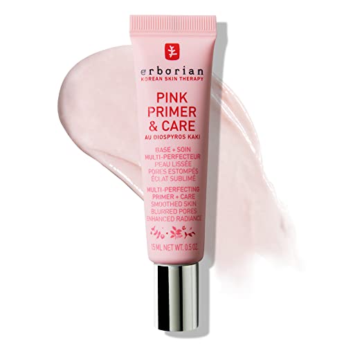 Erborian Pink Primer & Care, Multifunctional Pore?Blurring Cream & Hydrating Rosy Makeup Base, Moisturizing and Smoothing Effects, Korean Skincare