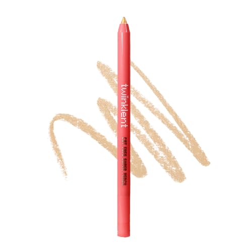 Cat Eyes Super Pencil ? Korean & K-Beauty Inspired Vegan Eyeliner | Waterproof, Long-Lasting, Smudge-Proof Makeup for Idol K-pop Looks (Twinkle Gold)