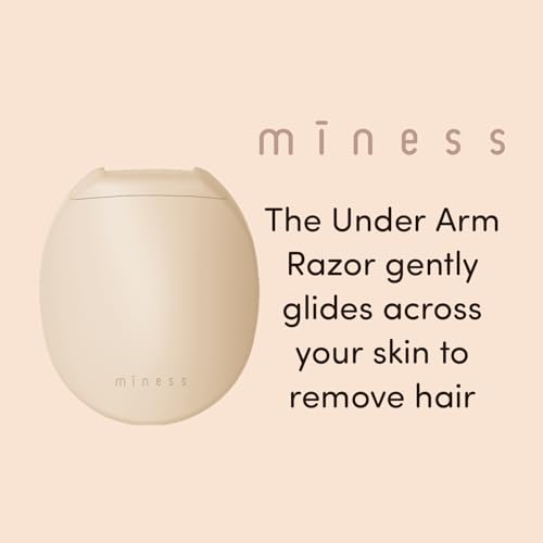 Miness Under Arm Razor, Gentle Beauty Groomer for Hair Removal, Ideal for Sensitive Skin, Japanese Steel Removes Underarm Hair