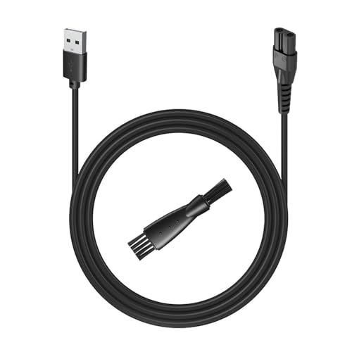 Bikini Trimmer for Women Charger for KAPHIO Bikini Trimmer Charger, 3.3ft Power Cord, 1 Cleaning Brush