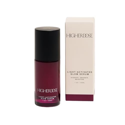 HigherDOSE Glow Serum - Facial Serum Formulated to Plump, Hydrate, and Stimulate Radiant Skin - Help Reduce Fine Lines and Wrinkles - 1 oz