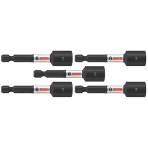 Bosch ITNS382B 5 pc. Impact Tough¢â 2-9/16 In. x 3/8 In. Nutsetter (Bulk Pack)