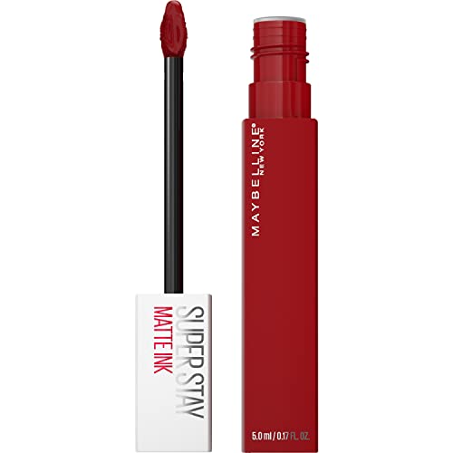 MAYBELLINE Super Stay Matte Ink Liquid Lipstick Bundle with Long Lasting High Impact Color, Up to 16H Wear, 1 Count Each in Shades Founder and Exhilarator