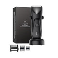 Next Gen Premium Body & Pubic Hair Trimmer ? Waterproof Electric Ball Shaver & Groin Hair Clipper with Ceramic Blades ? Rechargeable Wet/Dry Trimmer for Men & Women, Chest, Legs, Bikini
