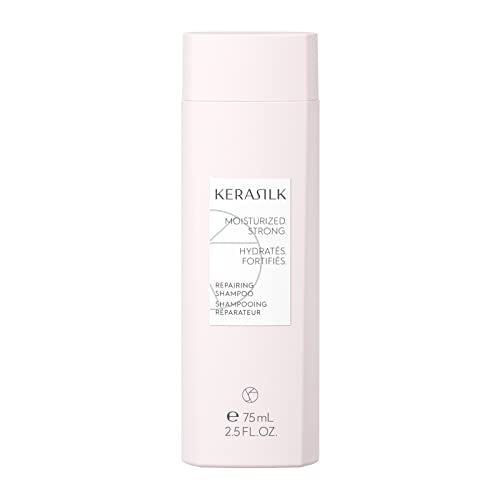KERASILK Repairing Shampoo |Deeply Nourishes & Moisturizes | Reduces Breakage & Prevents Further Damage | For Dry, Stressed & Damaged Hair | Ideal For Various Hair Types & Textures | 75ml