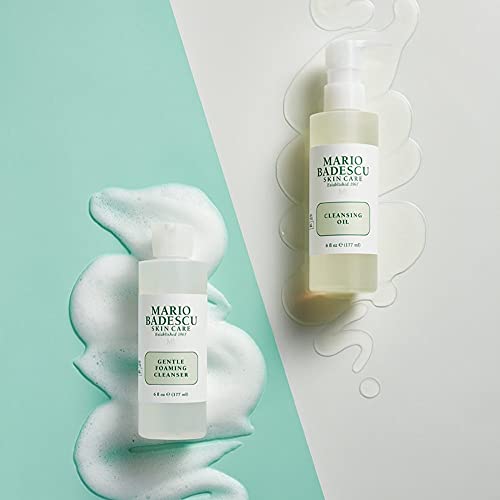 Mario Badescu Gentle Foaming Facial Cleanser, Deep Cleansing and Hydrating Face Wash