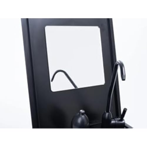 BOXIO - Mirror: 7" x 7" Self-Adhesive Locker Mirror, Flexible Acrylic Mirror Tile ? Peel & Stick, Lightweight & Shatterproof ? Ideal for Office, Classroom, Camping, Crafts or Wall D?cor