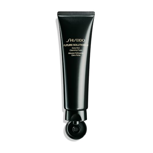 Shiseido Future Solution LX Extra Rich Cleansing Foam - 125 mL - Rich Foaming Cleanser for Smooth and Vibrant Skin - Non-Comedogenic - All Skin Types