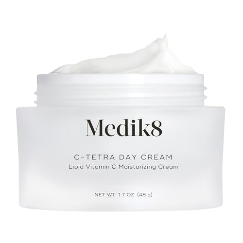 Medik8 C-Tetra Day Cream - Lipid Vitamin C Face Cream - Hydrating, Anti Aging Face Cream - Lightweight Daily Face Moisturizer with Vitamin C - 1.7 oz