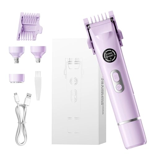 4-in-1 Waterproof Electric Bikini Trimmer & Body Hair Trimmer& Electric Razors for Shaving Woman- Rechargeable Shaver - IP7-compact for Travel