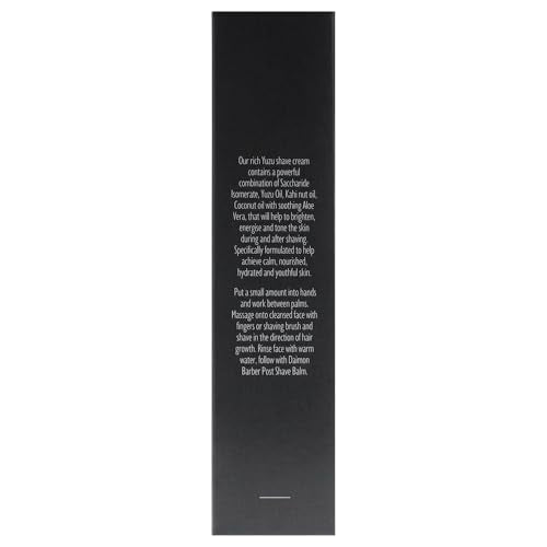 Daimon Barber Shave Cream for Men - 3.38 oz Cream