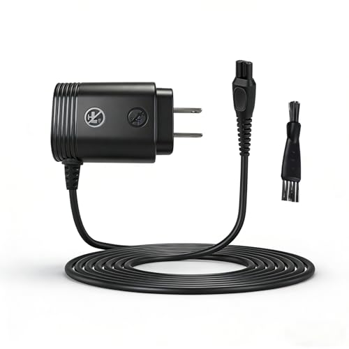 8V Power Adpater Compatible with Philips HQ850 One Blade QP2630 QP2530 Shaver,Replacement Charger Fit for Philips Razor Norelco All-in-One Grooming Trimmer Charging Cable Supply