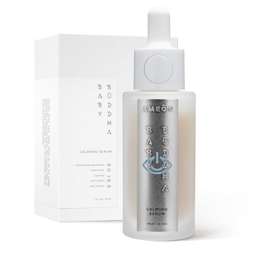 AMEON Baby Buddha Calming Serum - Restorative, Soothing, and Hydrating Skin Care for Sensitive, Irritated, and Redness-Prone Skin