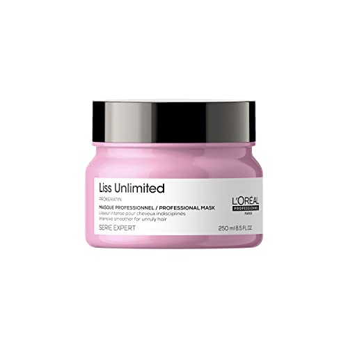 L'Or?al Professionnel Paris Liss Unlimited Mask - For Frizz-Prone Hair, Provides Long-Lasting Frizz and Humidity Protection, With Prokeratin