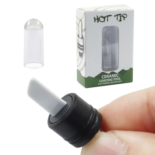 Ceramic Heating Head Tip, 3 Second Fast Heat Multi-Tool for Slicing Wax, Viscous Oil & Candles (black)