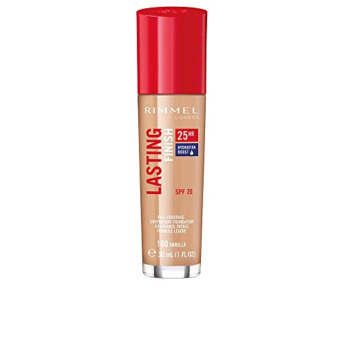 Rimmel London Lasting Finish 25 Hour Foundation - Vanilla, 30 ml (1 fl.oz)