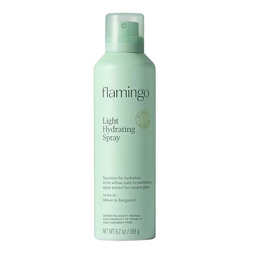 Flamingo Light Hydrating Spray for Women - 24 Hour Moisturizing Body Hydration - 6.7 oz