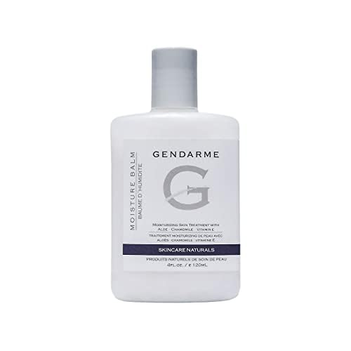 Gendarme Moisture Balm for Men - Moisturizing Aftershave Skin Treatment with Aloe, Chamomile & Vitamin E, 4 oz