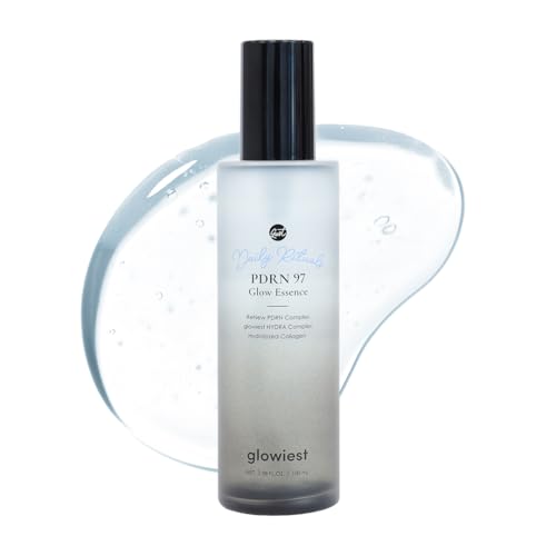 glowiest Daily Rituals PDRN 97 Glow Essence - Salmon DNA, Korean Skincare, High Concentration PDRN Glass Skin Essence, Hydrating Barrier Repair Ampoule