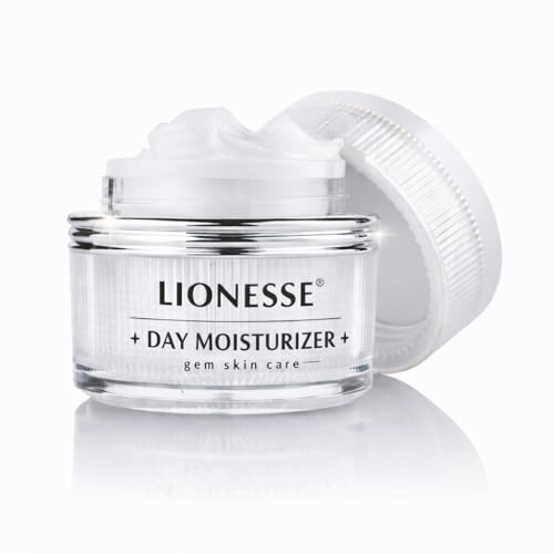 Lionesse White Pearl Day Moisturizer - Contains Pearl Powder and Sunflower Seed Oil - Day Cream to Smooth Skin - 2.12 Oz.