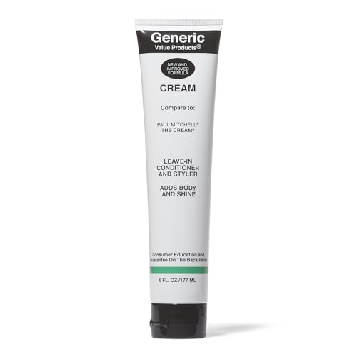 Generic Value Products Cream Leave In Conditioner & Styler, Moisturizes, Strengthens, Protects, Leavein Thickening Conditioner, 6 Oz