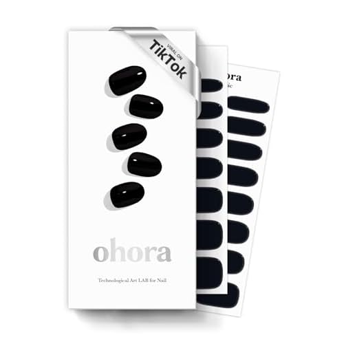 ohora Semi Cured Gel Nail Set of 3 (N Onyx & N Cream Moss & Easy Peel Remover) - Professional Salon-Quality Nail Care