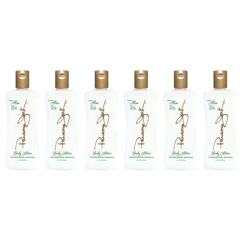 Panama Jack Aloe Moisturizer Lotion - After Sun Daily Skincare, Contains Aloe, Cocoa Butter, Olive & Hemp Seed Oils with Vitamin E, 8 FL OZ (Pack of 6)