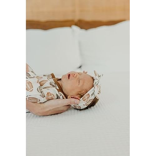 Copper Pearl Baby Bows: Stylish Headbands for Baby Girls, Premium Soft and Stretchy Baby Headbands, Perfect for Newborns, Trendy Designs - Blitz
