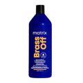 Matrix Brass Off Blue Conditioner - Tones and Removes Brassy Orange Undertones, Pigmented Conditioner For Color-Treated Hair and Lightened Brunettes, Vegan